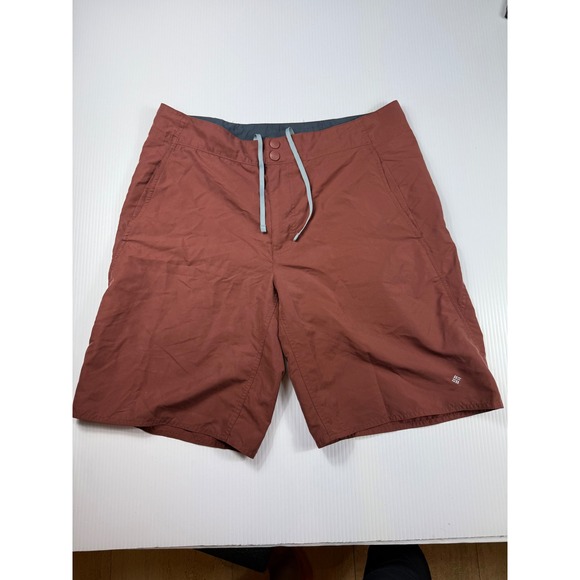 Columbia Hybrid Shorts Water Resistant Casual Outdoor‎ Brown Size 34 - Picture 1 of 7